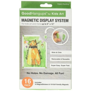 GoodHangups - Damage-Free Magnetic Poster & Picture Hangers (16 pack) 30915329187  112747128063